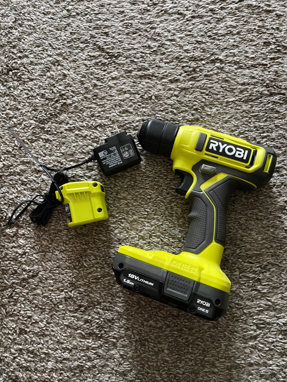 Ryobi ONE+ 18V Cordless 3/8 in. Drill/Driver Kit in Lime Green - Picture 2 of 2